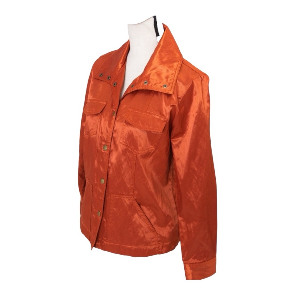 Ruby Rd Metallic Rust Bronze Jacket - Size 10 - Picture 2 of 7